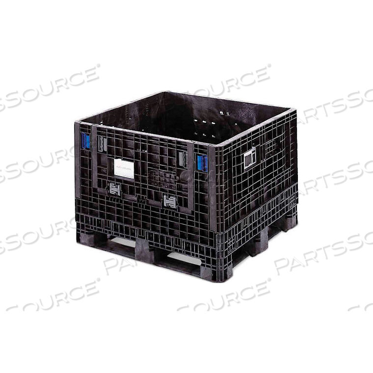 OEM#: GP4048-34BLACKORBIS GP4048-34 BULKPAK СКЛАДНОЙ КОНТЕЙНЕР ДЛЯ ПЕРЕВОЗКИ НАВЕСНЫХ ГРУЗОВ - 48 л x 40 ш x 34 в, 2000 фунтов. КОПИЯ. ЧЕРНЫЙ от Lewisbins