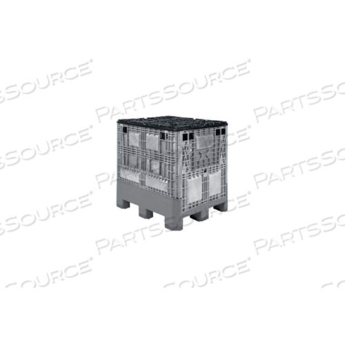 OEM#: BG4840460251001BUCKHORN СКЛАДНОЙ КОНТЕЙНЕР ДЛЯ ПЕРЕВОЗКИ НАВЫКОВ - 48 л x 40 ш x 46 в, 1200 фнт. КРЫШКА. СЕРЫЙ от Akro-Mils / Myers Industries, Inc.