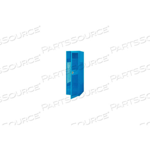 OEM#: GL-2472-24-DF-BLСВАРНОЙ СТАЛЬНОЙ ШКАФЧИК ДЛЯ ОХРАННОГО ОБОРУДОВАНИЯ С ДВЕРЦОЙ И НОЖНЫМ БЛОКИРОВКОЙ, 24WX24DX72H, СИНИЙ от Pucel Enterprises