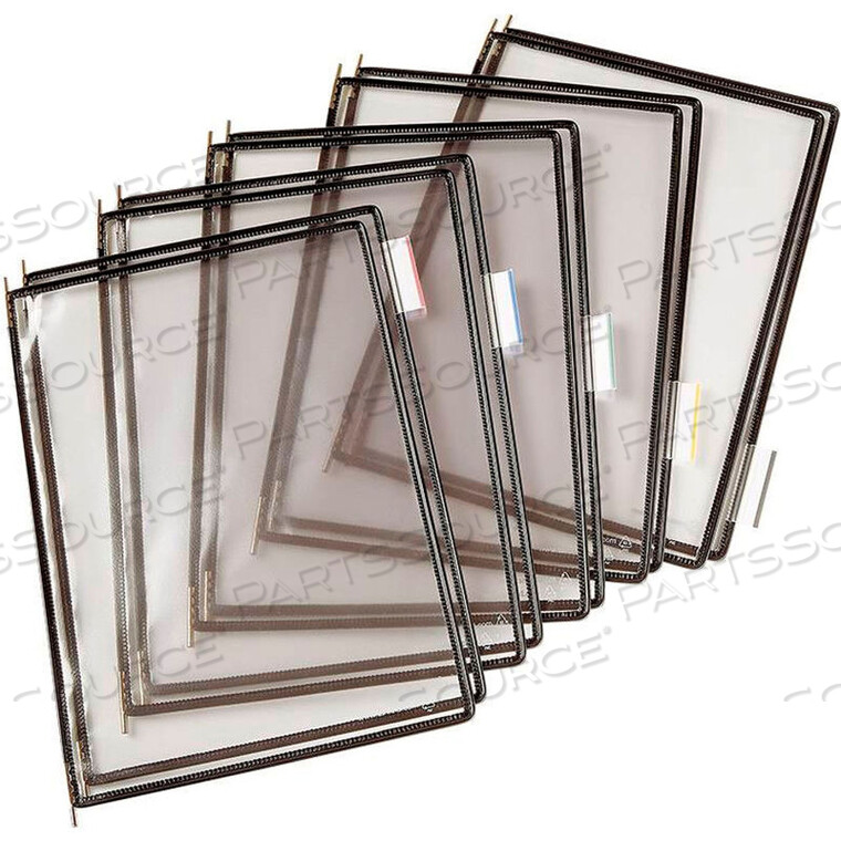 OEM#: P070PIVOTING POCKET PACKS, 10 КАРМАНОВ/УПАКОВКА, ЧЕРНЫЕ от Tarifold