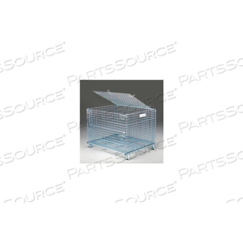 OEM#: GC404824S4LFOLDING WIRE CONTAINER 48X40X30-1/2 3000-4000 LB. CAP WITH LID от Nashville Wire