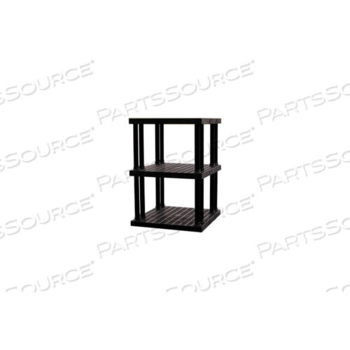 OEM#: S3636X3 СТРУКТУРНЫЙ ПЛАСТИКОВЫЙ ВЕНТИЛИРУЕМЫЙ СТЕЛЛАЖ, 36Ш X 36Г X 51В, ЧЕРНЫЙ от SPC Industrial