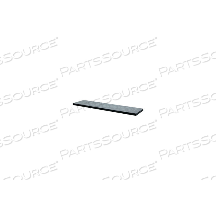OEM#: SD9624STRUCTURAL PLASTIC SOLID D SHELF, 96W X 24D, ADD ON, BLACK by SPC Industrial
