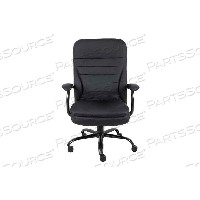 OEM#: O-I991-CPINTERION БОЛЬШОЕ И ВЫСОКОЕ РУКОВОДИТЕЛЬСКОЕ КРЕСЛО С ПОДЛОКОТНИКАМИ И ПОДУШЕЧНОЙ ВЕРХНЕЙ ЧАСТЬЮ - ВИНИЛ - ВЫСОКАЯ СПИНКА - ЧЕРНЫЙ от Boss