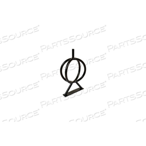 ВЕЛОСИПЕДНАЯ СТОЙКА С КРЕПЛЕНИЕМ НА ФЛАНЦЕ ЗЕМЛИ, НА 2 ВЕЛОСИПЕДА, ЧЕРНОЕ ПОРОШКОВОЕ ПОКРЫТИЕ