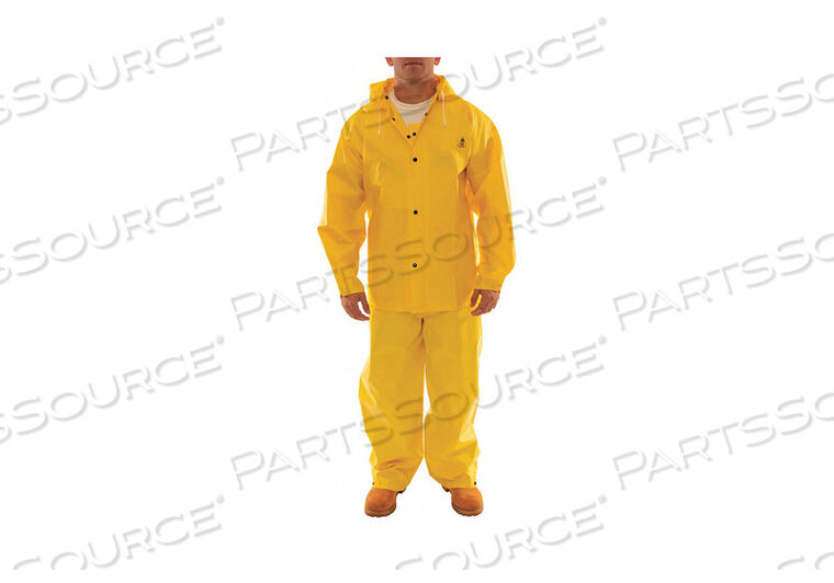 OEM#: S56307.SMS56307 DURASCRIM 3 PC SUIT, YELLOW, DETACHABLE HOOD, SMALL by Tingley Rubber