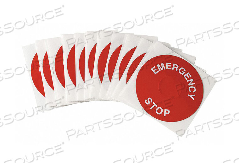 OEM#: THTEP-197-593RDLEGEND PLATE LABEL ROUND 30MM PK12 от Brady Americas