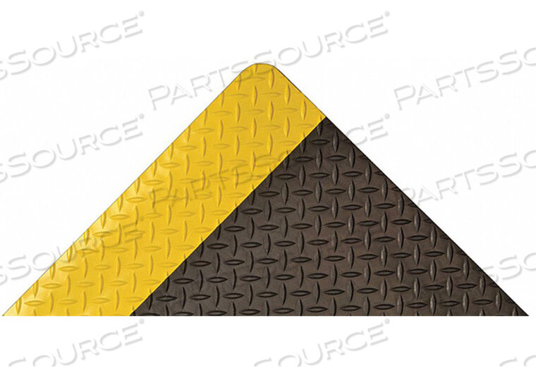 OEM#: 490R3675YBANTIFATIGUE RUNNER BLACK YLLWBRDR 3X75FT от Notrax