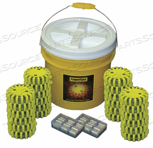 OEM#: BUCKET24Y-RA-YLED КОМПЛЕКТ СВЕТОДИОДОВ БЕЗОПАСНОСТИ ЦВЕТ КРАСНЫЙ/ЯНТАРНЫЙ от PowerFlare