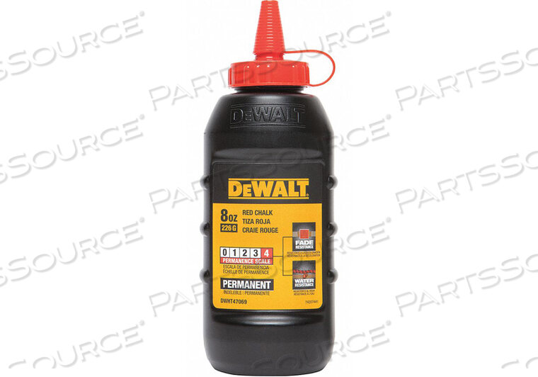 OEM#: DWHT47069LПЕРМАНЕНТНЫЙ КРАСНЫЙ МЕЛ ДЛЯ МАРКИРОВКИ 8 УНЦИЙ от DeWalt
