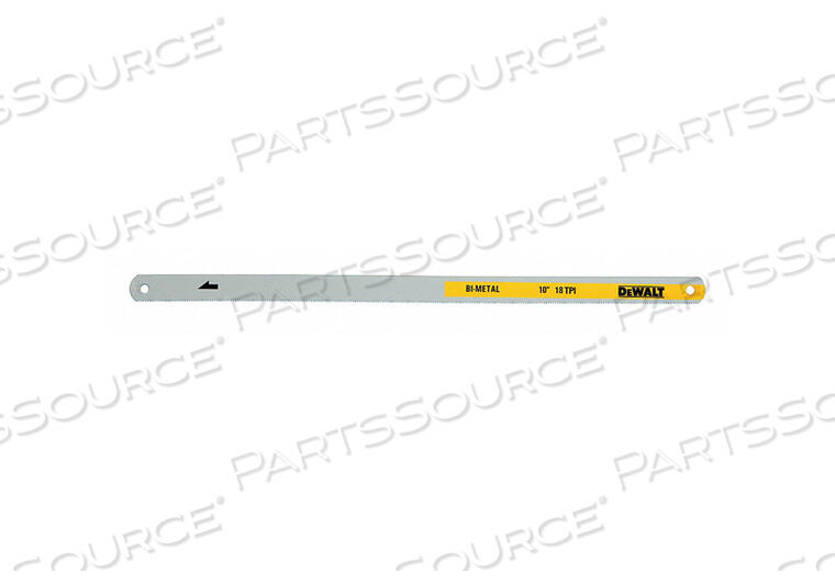 OEM#: DWHT20548НОЖОВОЧНОЕ ПОЛОТНО 10 ДЮЙМОВ 18 TPI PK2 от DeWalt