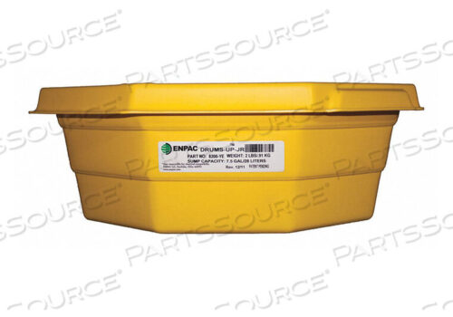 OEM#: 8200-YESPILL TRAY YELLOW 7.5 GAL. HDPE by Enpac
