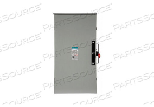 OEM#: DTNF324RБЕЗОПАСНЫЙ ВЫКЛЮЧАТЕЛЬ 240 В переменного тока 3PDT 200 AMPS AC от Siemens