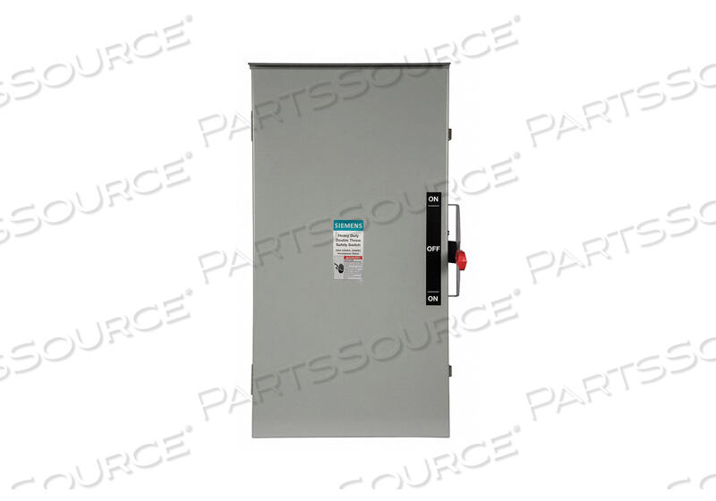 OEM#: DTNF324RБЕЗОПАСНЫЙ ВЫКЛЮЧАТЕЛЬ 240 В переменного тока 3PDT 200 AMPS AC от Siemens