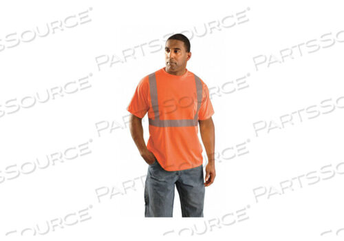 OEM#: LUX-SSETP2B-OMSTANDARD ВЛАГООТВОДЯЩАЯ ФУТБОЛКА BIRDSEYE КЛАССА 2 С КАРМАНОМ, HI-VIS ОРАНЖЕВАЯ, M от Occunomix