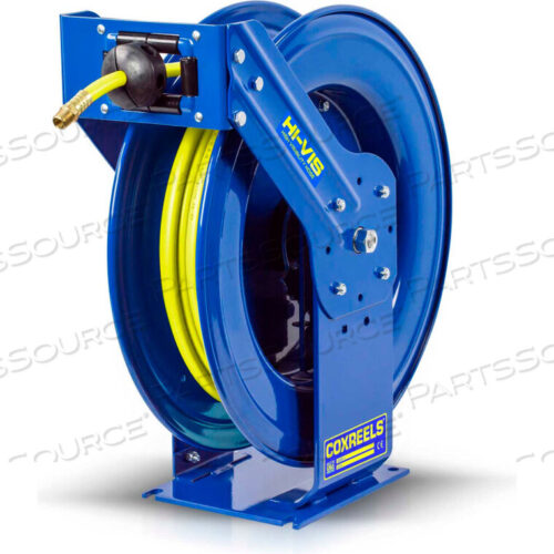 OEM#: TSH-N-350-HV3/8X50 300PSI HI-VIS SUPREME DUTY ПРУЖИННАЯ ВТЯГИВАЮЩАЯСЯ ШЛАНГОВАЯ КАТУШКА НИЗКОГО ДАВЛЕНИЯ от Coxreels