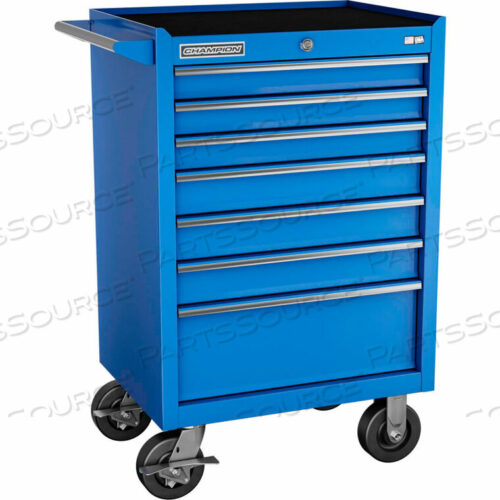 OEM#: FMP2707RC-BLCHAMPION FMPRO 27W X 20D X 42-1/2H 7 DRAWER BLUE ROLLER CABINET от Independent Design Inc
