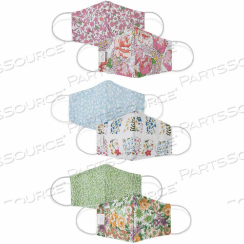 OEM#: 1C38203МАСЛЕННАЯ МАСКА ДЛЯ ЛИЦА, МНОГОРАЗОВАЯ/СТИРАЕМАЯ, 3-СЛОЙНАЯ, ДВУСТОРОННЯЯ, С ЦВЕТОЧНЫМ РИСУНКОМ, БОЛЬШАЯ, 3 ШТ./УПАКОВКА от Westpoint Home LLC