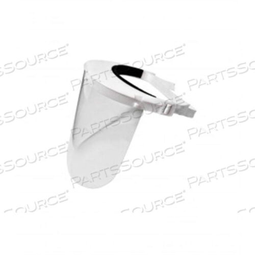 OEM#: S1000MEDICAL FACE SHIELD, POLYCARBONATE, CLEAR WINDOW, ADJUSTABLE HEAD STRAP by Pyramex