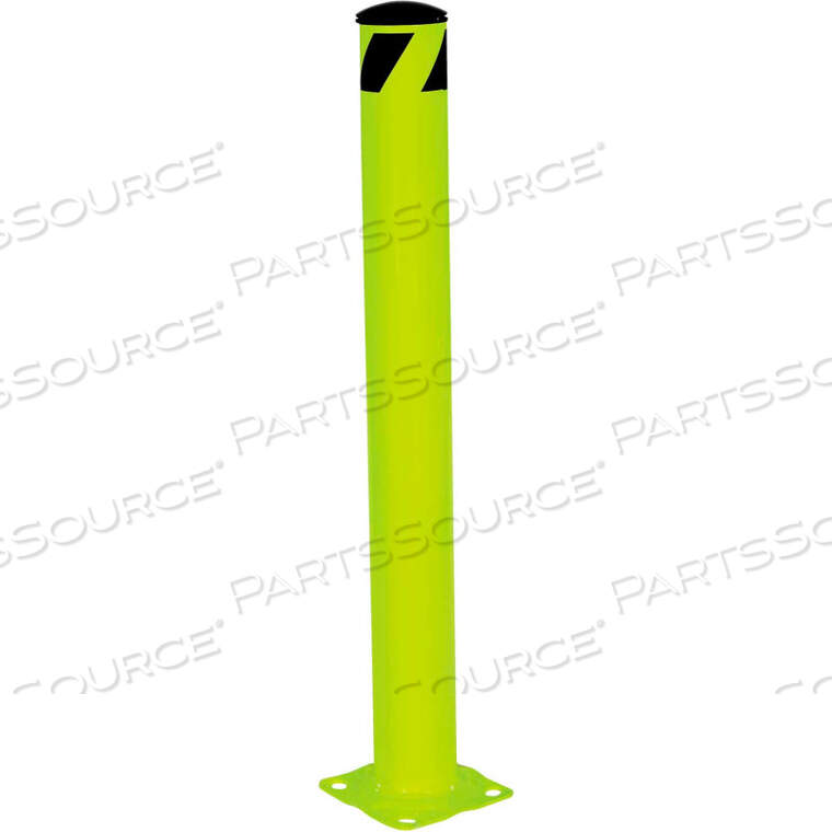 OEM#: BOL-42-4.5-FYLSTEEL ЗАЩИТНЫЙ СТОЛБИК, 42 H X 4-1/2 DIA, ПОРОШКОВОЕ ПОКРЫТИЕ, ФЛУОРЕСЦЕНТНЫЙ ЖЕЛТЫЙ, от Vestil Manufacturing Corp.