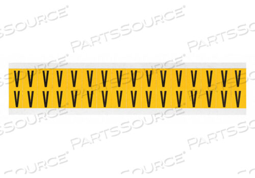 OEM#: 1520-VБУКВА ЭТИКЕТКА V 3/4IN.HX9/16IN.W ВИНИЛ от Brady Americas