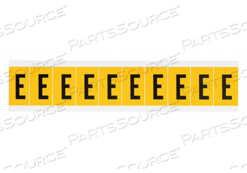 OEM#: 1530-ELETTER LABEL E 1-1/2IN.HX7/8IN.W от Brady Americas