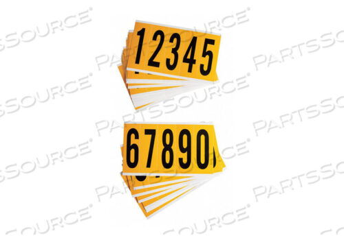 OEM#: 1560-# ЭТИКЕТКА НОМЕРОВ КОМПЛЕКТА 0 THRU 9 5IN.HX1-3/4IN.W от Brady Americas