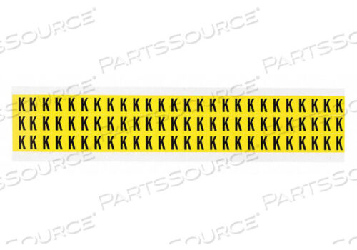 OEM#: 3410-KLETTER LABEL K 1/2IN.HX11/32IN.W VINYL от Brady Americas