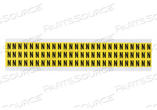 OEM#: 3410-NБУКВА N 1/2IN.HX11/32IN.W ВИНИЛ от Brady Americas