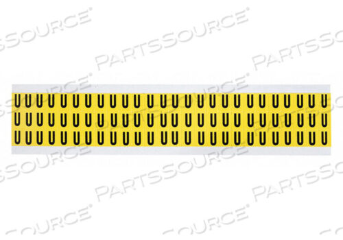 OEM#: 3410-ULETTER LABEL U 1/2IN.HX11/32IN.W VINYL by Brady Americas