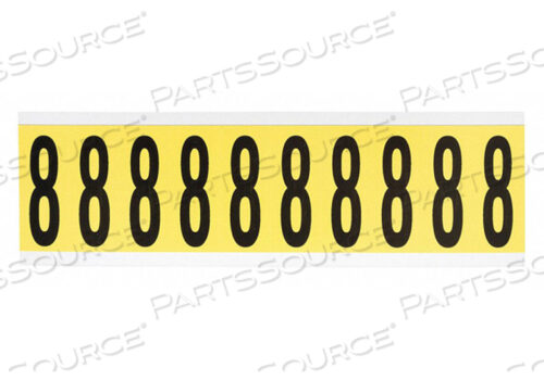 OEM#: 3440-8НОМЕР ЭТИКЕТКИ 8 2-1/4IN.HX7/8IN.W от Brady Americas