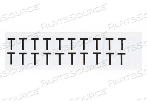 OEM#: 9712-TLETTER LABEL T 3/4IN.HX21/32IN.W VINYL от Brady Americas