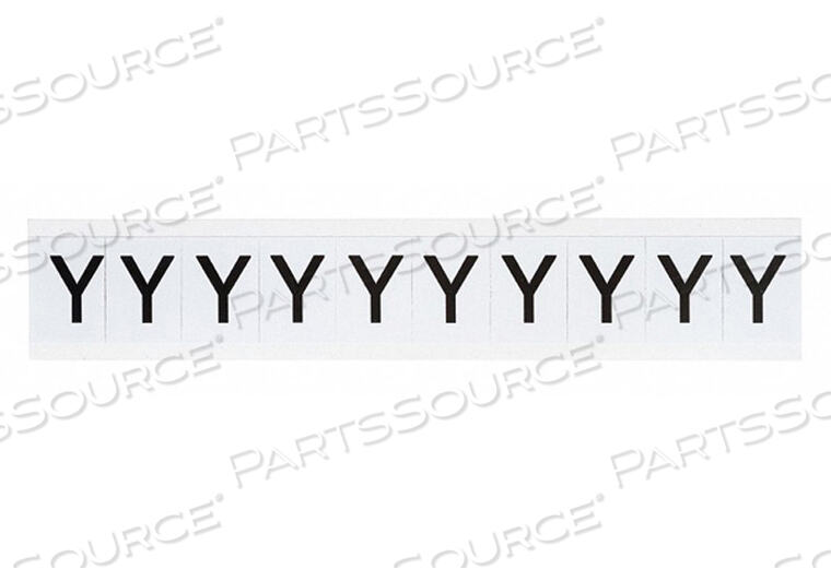 OEM#: 9713-YLETTER LABEL 1-1/2 H 1-11/64 W PK10 от Brady Americas