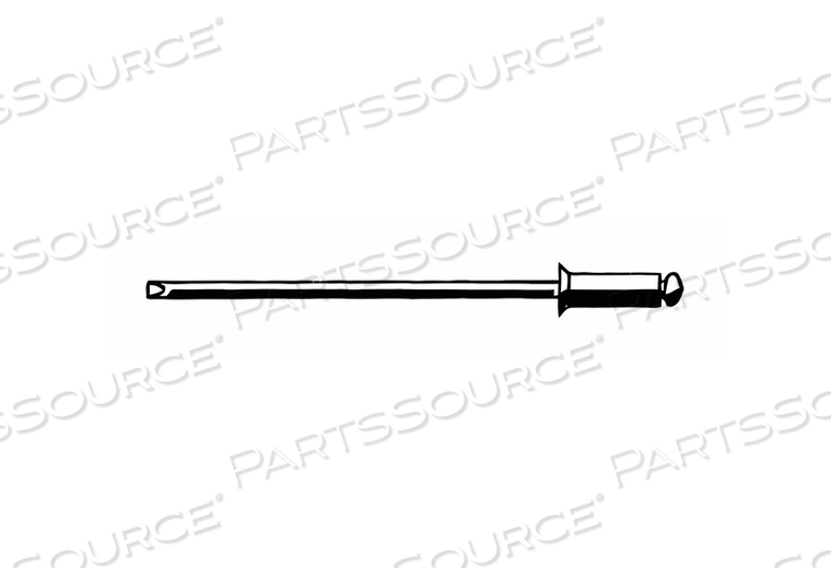 OEM#: U33192.012.0042ГЛУХАЯ ЗАКЛЕПКА 1/8INX0.275IN CTRSK PK500 от Fabory