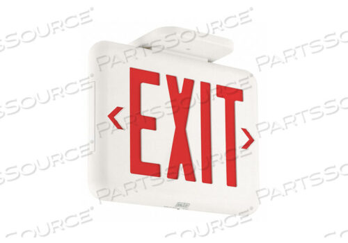OEM#: EVEURWEICOMPACT ARCH. LED EXIT, БЕЛЫЙ С КРАСНЫМИ БУКВАМИ, С РЕЗЕРВНЫМ АККУМУЛЯТОРОМ, САМОДИАГНОСТИКОЙ от Hubbell Power Systems