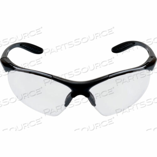 ЗАЩИТНЫЕ ОЧКИ ПРОЗРАЧНОЕ ТВЕРДОЕ ПОКРЫТИЕ, ЧЕРНЫЕ 20 ШТ./КОРОБКА