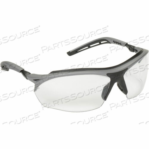 ЗАЩИТНЫЕ ОЧКИ GT, ПРОЗРАЧНЫЕ ЛИНЗЫ, МЕТАЛЛИЧЕСКАЯ СЕРАЯ/ЧЕРНАЯ ОПРАВА