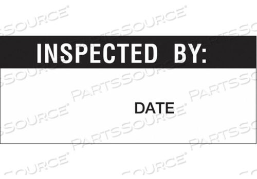 OEM#: WO-52-VPЭТИКЕТКА ПРОВЕРКИ КАЧЕСТВА 1-1/2 W PK70 от Brady Americas