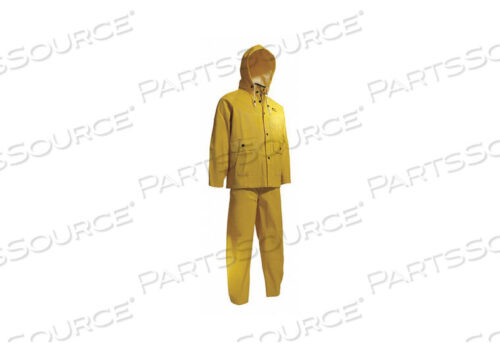 OEM#: 76017 3X 00ONGUARD WEBTEX ЖЕЛТЫЙ 3-КОМБИНЕЗОННЫЙ КОСТЮМ, ПВХ, 3XL от Dunlop