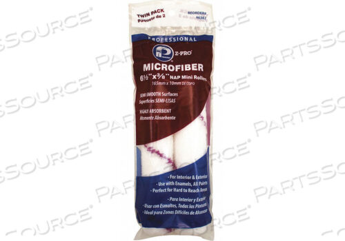 OEM#: 46382MICROFIBER ROLLER 6-1/2 IN L 3/8 NAP PK2 by Premier