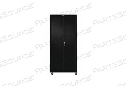 OEM#: 415S24MA-ME400 СЕРИЯ МОБИЛЬНЫЙ ШКАФ ДЛЯ ХРАНЕНИЯ С ПЛОСКОЙ ДВЕРЬЮ, 36X24X72, ЭБЕНОВОЕ ДЕРЕВО, СБОРКА Hallowell