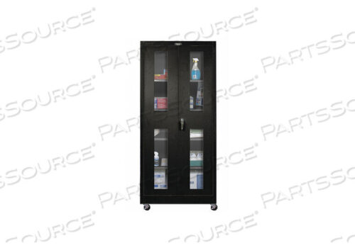 OEM#: 415S24SVM-ME400 СЕРИЯ МОБИЛЬНЫЙ ШКАФ ДЛЯ ХРАНЕНИЯ С ДВЕРЬЮ БЕЗОПАСНОГО ВИДА, 36X24X72 ЭБЕНОВОЕ ДЕРЕВО, В РАЗОБРАННОМ СОБРАНИЯХ от Hallowell