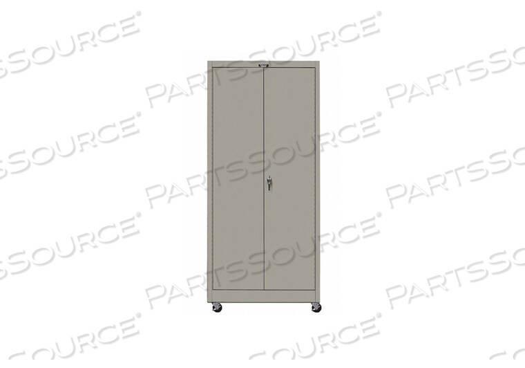 OEM#: 415S24M-HG400 СЕРИЯ МОБИЛЬНЫЙ ШКАФ ДЛЯ ХРАНЕНИЯ СО СПЛОШНОЙ ДВЕРЬЮ, 36X24X72, СЕРЫЙ, В РАЗОБРАННОМ ВИДЕ от Hallowell