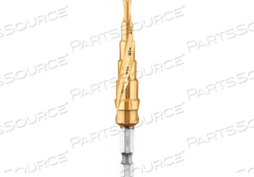 OEM#: DWA1784IRIMPACT СТУПЕНЧАТОЕ СВЕРЛО 6 РАЗМЕРОВ 3/16-1/2 ДЮЙМА от DeWalt