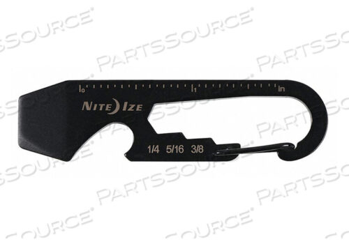 OEM#: KMT-01-R3КАРАБИННЫЙ КЛЮЧ-ЗАЖИМ МАТОВЫЙ 11/16 ДЮЙМА ЧЕРНЫЙ от Nite Ize