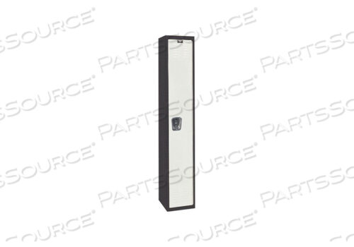 OEM#: U1282-1A-MPЧЕРНЫЙ ШКАФЧИК ДЛЯ ГАЛСТУКОВ, ОДНОЯРУСНЫЙ, 12X18X72, 1 ДВЕРЬ, В СБОРЕ, ЧЕРНЫЙ/СВЕТЛО-СЕРЫЙ от Hallowell