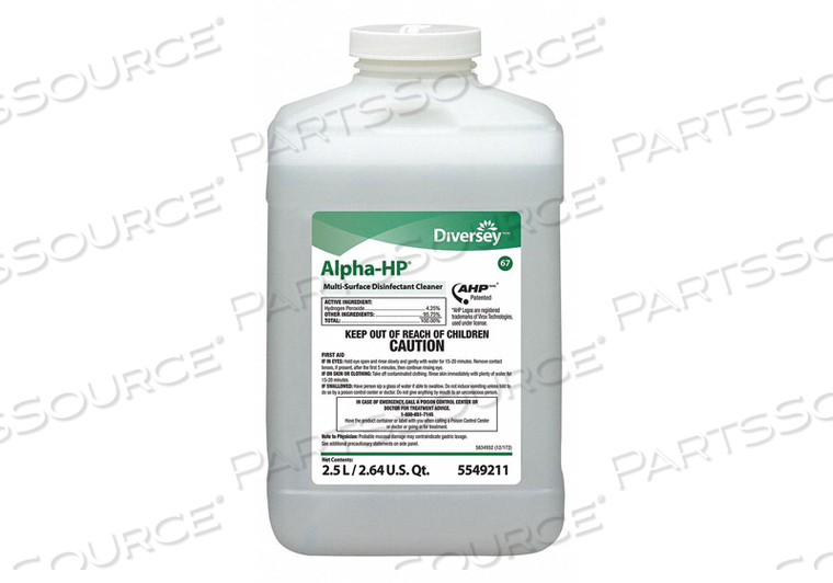 OEM#: 5549211ЧИСТЯЩЕЕ И ДЕЗИНФИЦИРУЮЩЕЕ СРЕДСТВО 2,5 Л БУТЫЛКА PK2 от Diversey