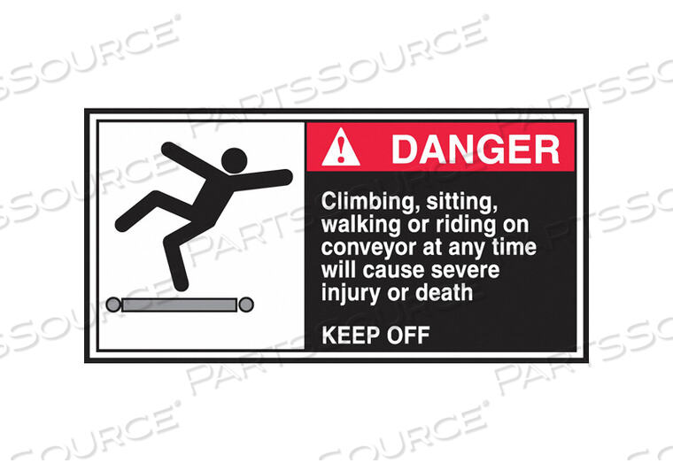 OEM#: LECN171LABEL CEMA 2-1/2X5 DANGER CLIMBING PK5 от Accuform Manufacturing, Inc.