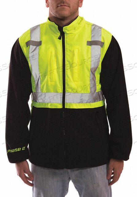 OEM#: J73022-3XHI-VIS ФЛИСОВАЯ КУРТКА ЛАЙМ/ЧЕР 3XL от Tingley Rubber