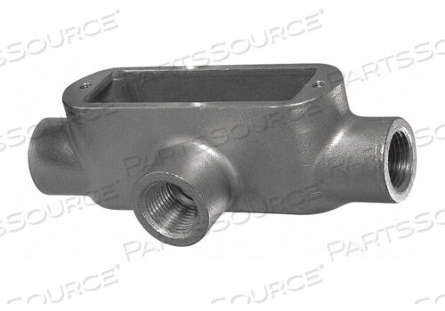 OEM#: S61000TE00CONDUIT BODY, STAINLESS STEEL, T-SHAPED, (3) 1 IN. HUBS by Calbrite